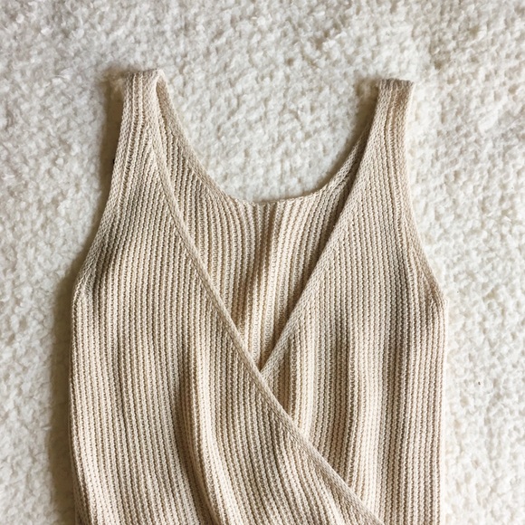 Moon + Madison Cream Knit Tank - Picture 8 of 9